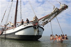 Piratentocht op een schip!